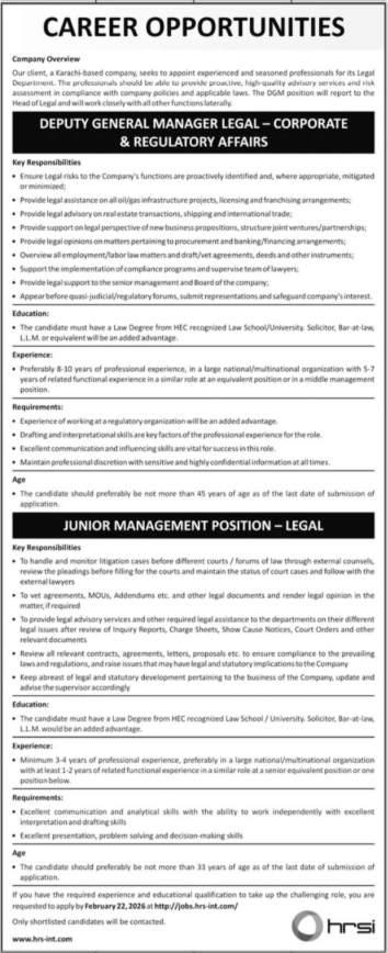 Human Resource Solution International Apply Jobs 2026 